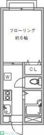 タウンコート自由が丘の物件間取画像